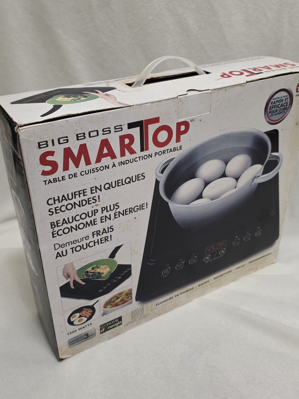 Big Boss Smartop Portable Induction Cooktop 1300W Countertop Burner NEW SEALED